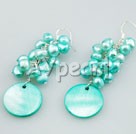 Wholesale pearl shell earring