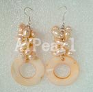 Wholesale pearl shell earring