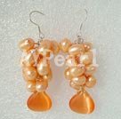 Wholesale pearl cat's eye earring