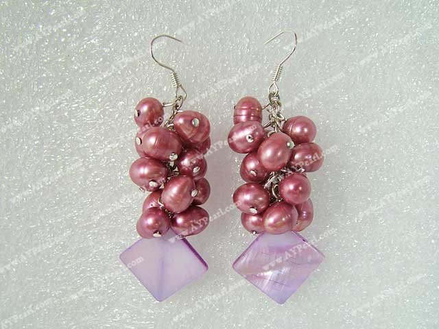 pearl shell earring