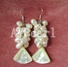 Wholesale pearl shell earring