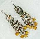 Tigerauge Shell Earring
