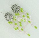 crystal gem earring