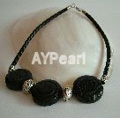 black jade necklace