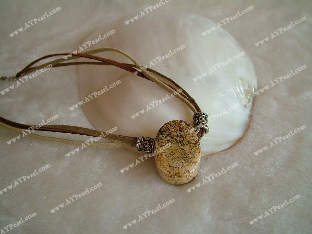 Wholesale Gemstone Jewelry-Picture Jasper necklace