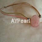 Rose quartz necklace