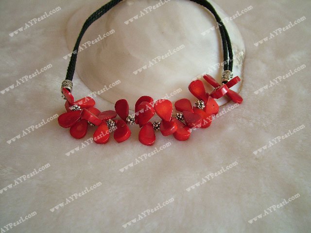 coral necklace