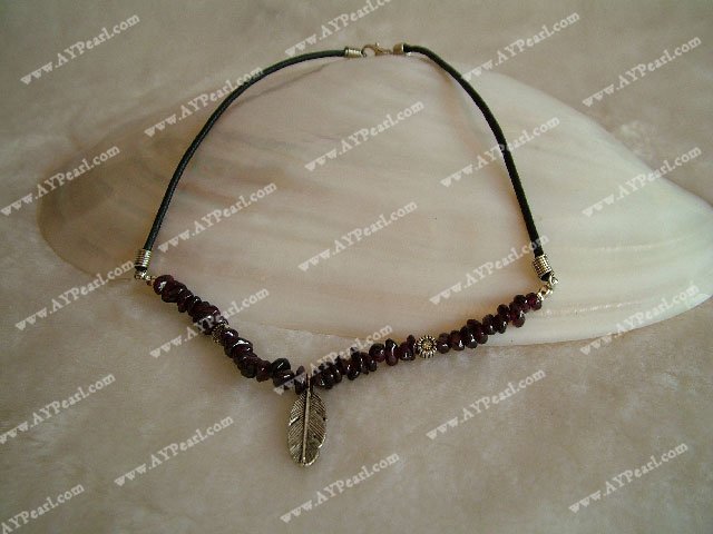 garnet necklace