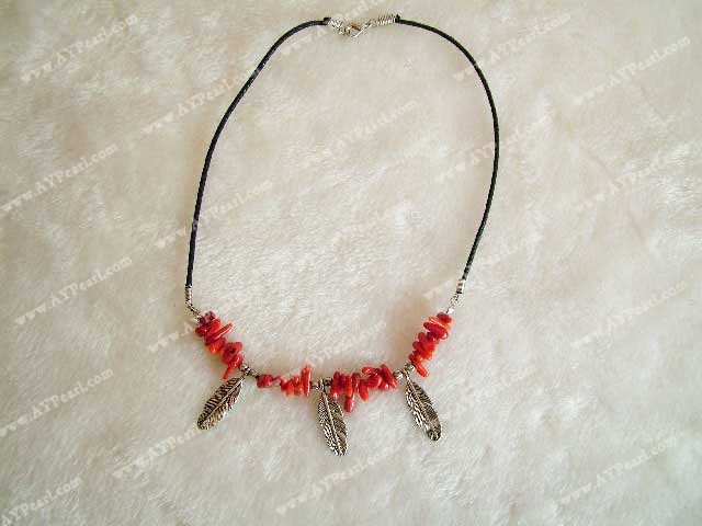 coral necklace