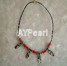 Wholesale Coral Jewelry-coral Turquoise necklace