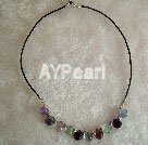 Wholesale Jewelry-Rainbow fluorite necklace