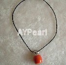 coral necklace