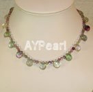 Rainbow collier fluorite