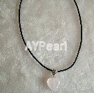 Rose quartz necklace
