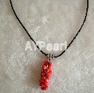 coral necklace