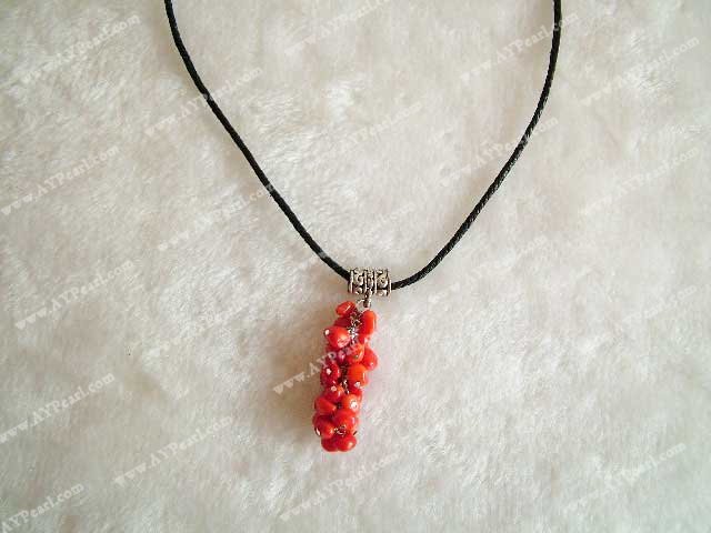 coral necklace
