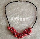 coral necklace