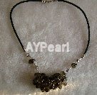 Wholesale Gemstone Necklace-Smoky quartz necklace