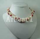 Wholesale pearl coral necklace