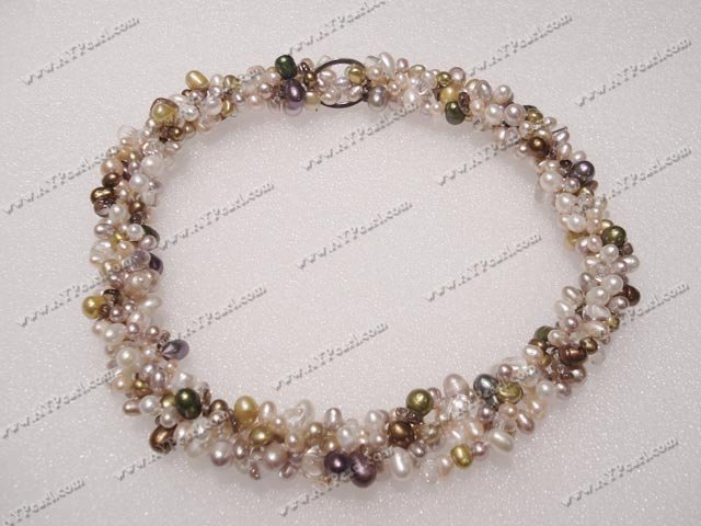 collier en cristal de perle