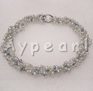 pearl crystal necklace