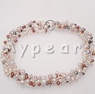 pearl crystal necklace