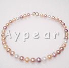 AA 3-color pearl necklace