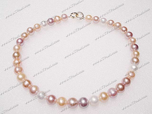 AA 3-color pearl necklace