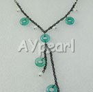 Wholesale Gemstone Jewelry-white porcelain jade necklace