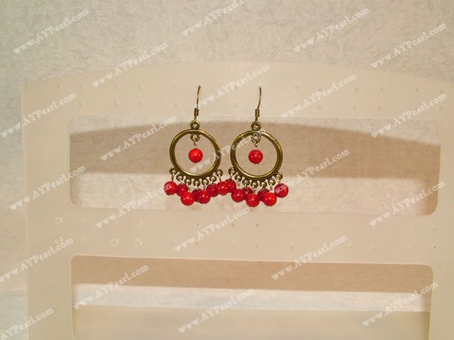 boucle d'oreille Bloodstone