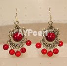 Wholesale Gemstone Earrings-bloodstone earring