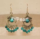 boucle d'oreille turquoise