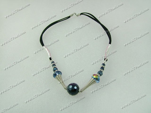 manmade crystal necklace