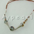 manmade crystal necklace