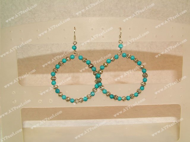 boucle d'oreille turquoise