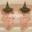 Wholesale Cherry quartz earring