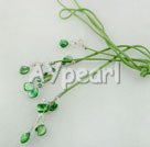 Wholesale pearl crystal shell necklace