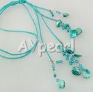 Wholesale pearl crystal shell necklace
