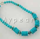 collier bleu turquoise