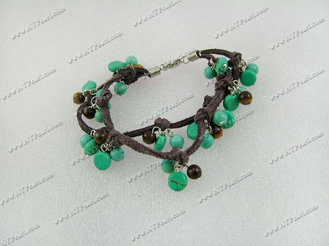 Wholesale Turquoise Jewelry-tiger eye turquoise bracelet
