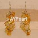 Wholesale Crystal Jewelry-citrine earring
