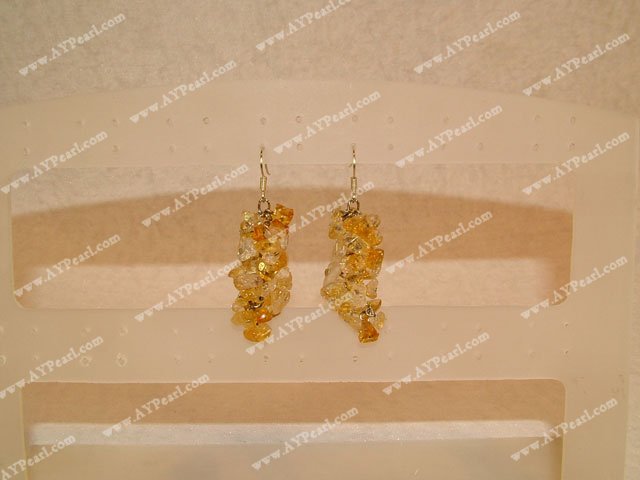 Wholesale Crystal Jewelry-citrine earring