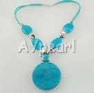 Wholesale Gemstone Necklace-blue stone necklace