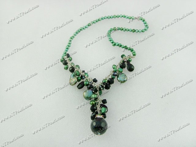 collier en cristal de perle