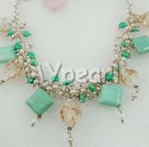 Wholesale Pearl Jewelry-pearl turquoise necklace
