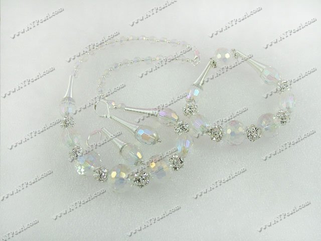 manmade crystal set