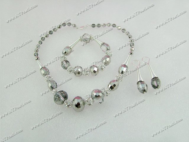 manmade crystal set