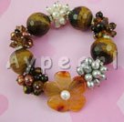 pearl tiger eye bracelet