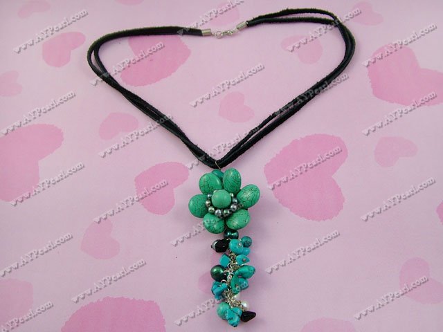 turquoise pearl necklace