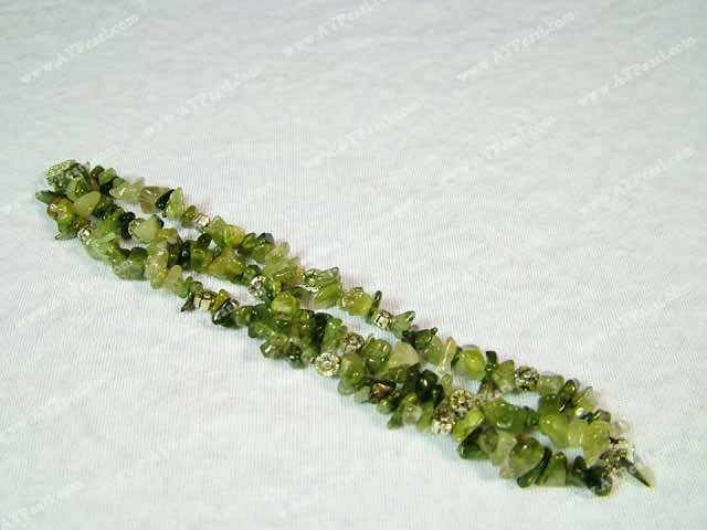 Wholesale Gemstone Jewelry-Green Tourmaline bracelet